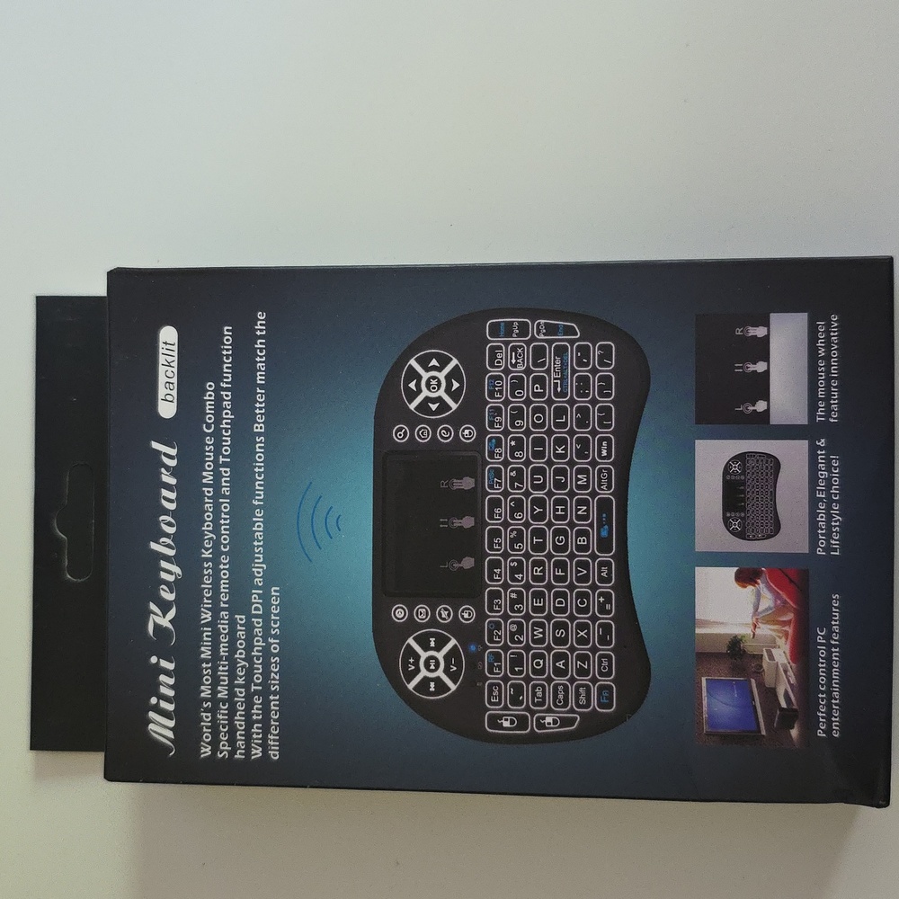 Mini Handheld Backlit Keyboard Mouse Combo Touchpad Function - Picture 16 of 16